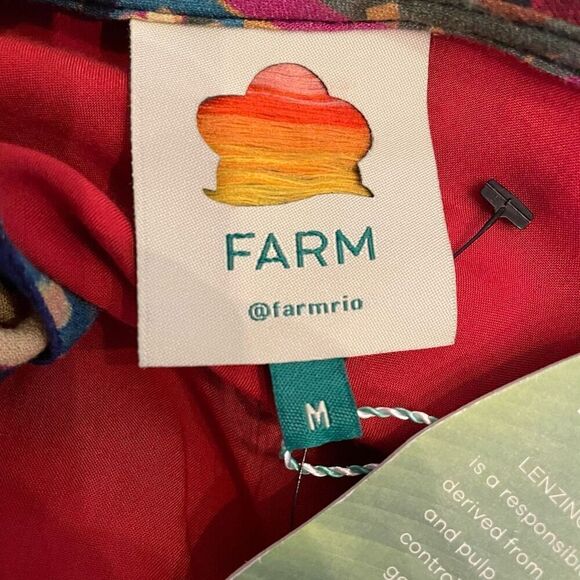 NWT Farm Rio Patchwork Tapestry Ankle Dress Size M $275.00 Lagenlook - Picture 13 of 15